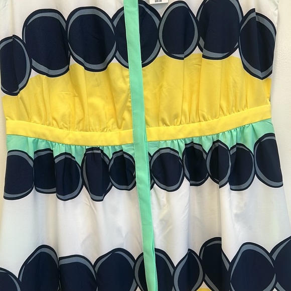 Cynthia Rowley “Dot Stripe Prima Floral” in Lightweight Fabric Summer sz.10 NWT - Picture 7 of 9